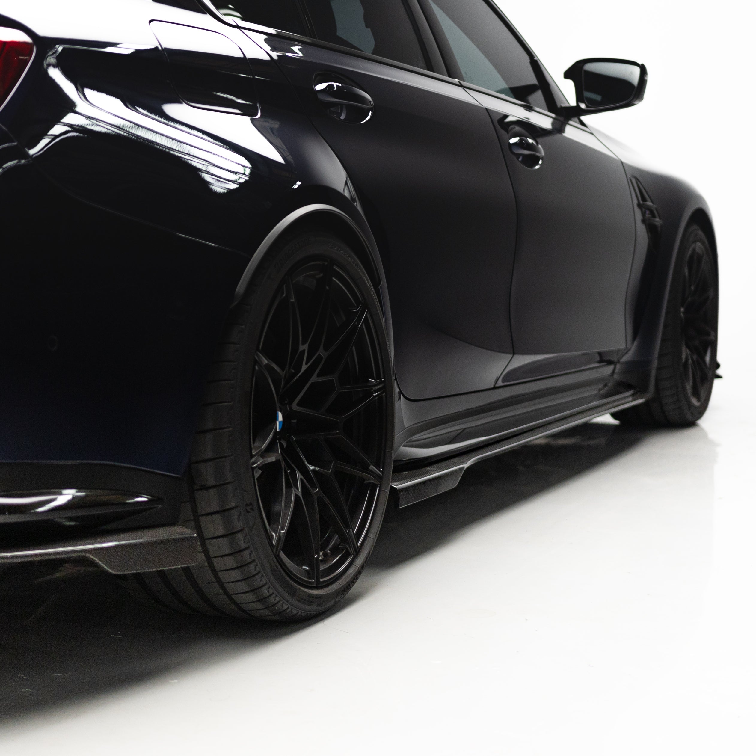 BMW G80 G81 M3 Dry Carbon Fiber Side Skirts 2020+ - Side