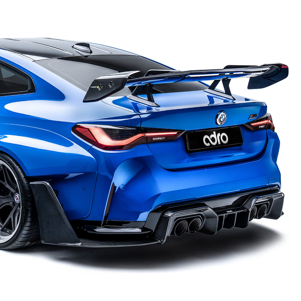 BMW G80 M3 / 3 Series G20 AT-R3 Swan Neck Wing 2019+ - Rear
