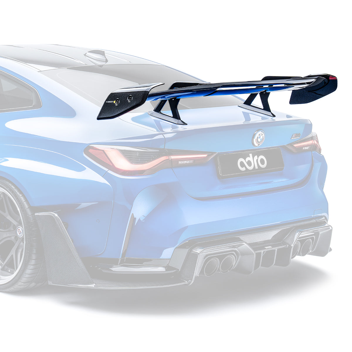 BMW G80 M3 / 3 Series G20 AT-R3 Swan Neck Wing 2019+ - Rear