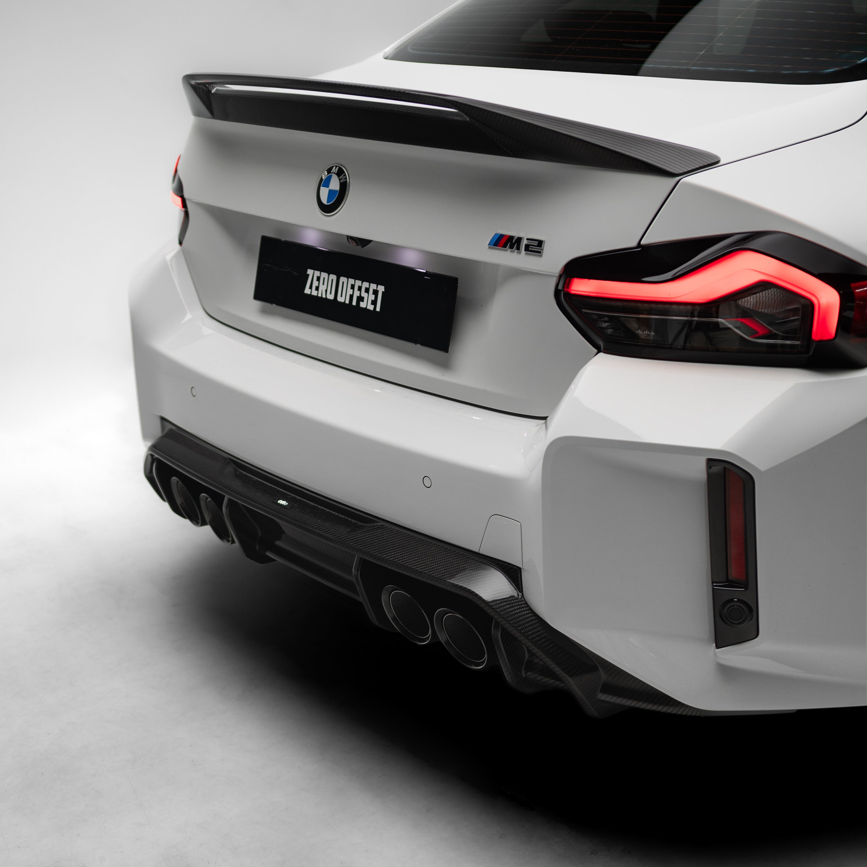 BMW G87 M2 Carbon Fiber Rear Diffuser V2 - Rear Diffuser