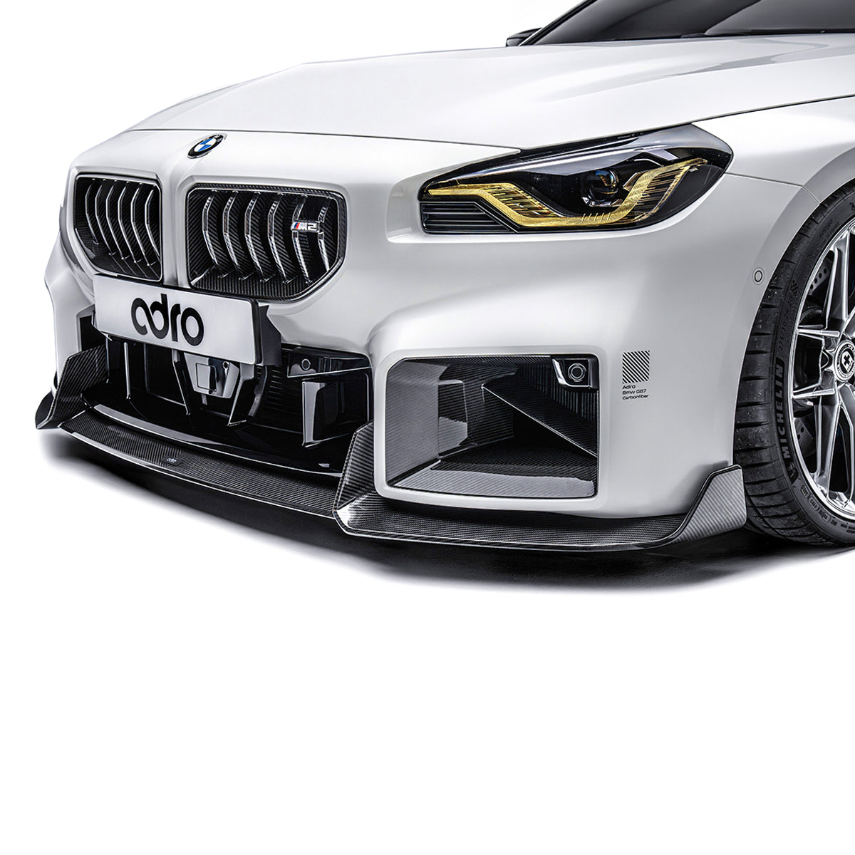 BMW G87 M2 Dry Carbon Fiber Front Lip 2023+ - Front Lip