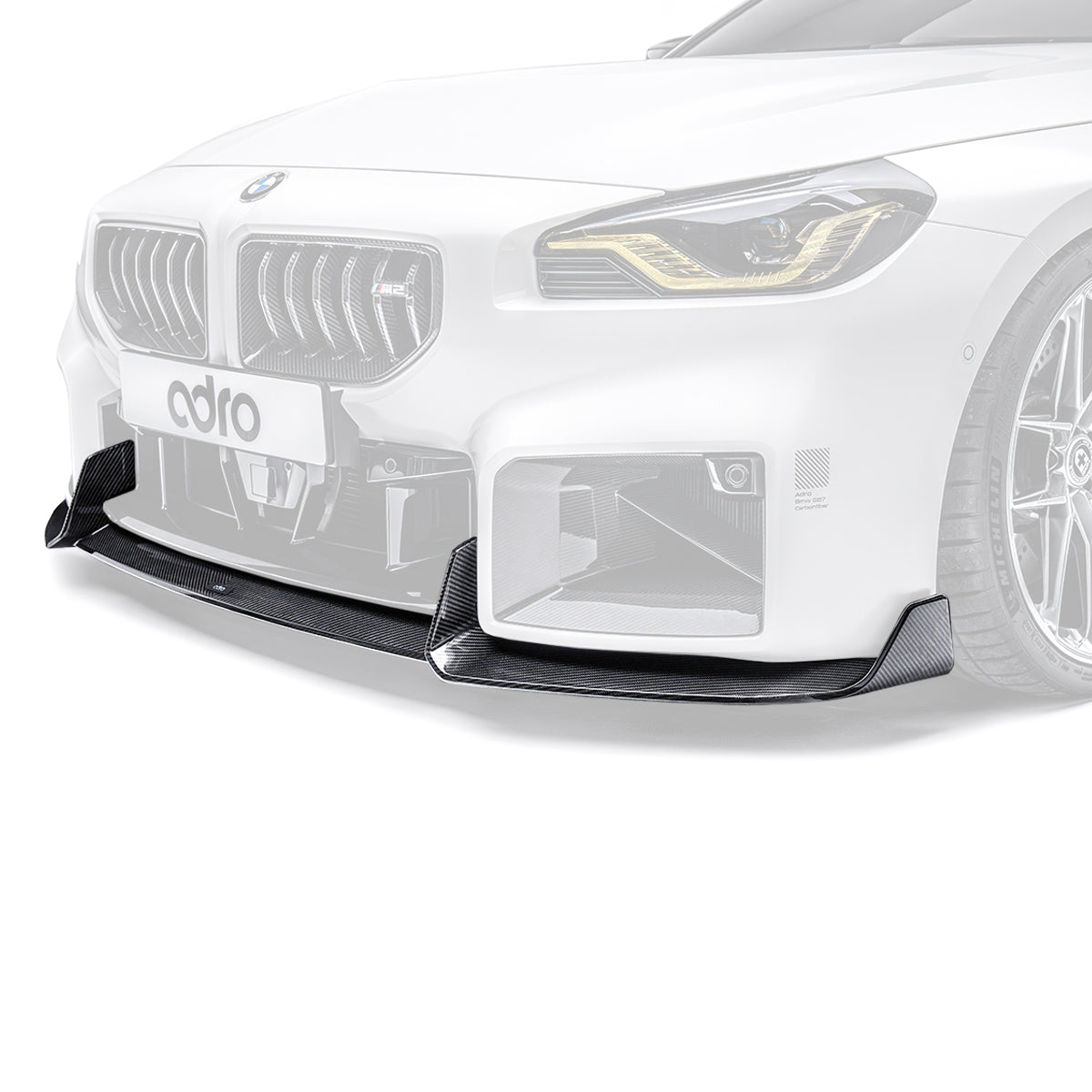 BMW G87 M2 Dry Carbon Fiber Front Lip 2023+ - Front Lip
