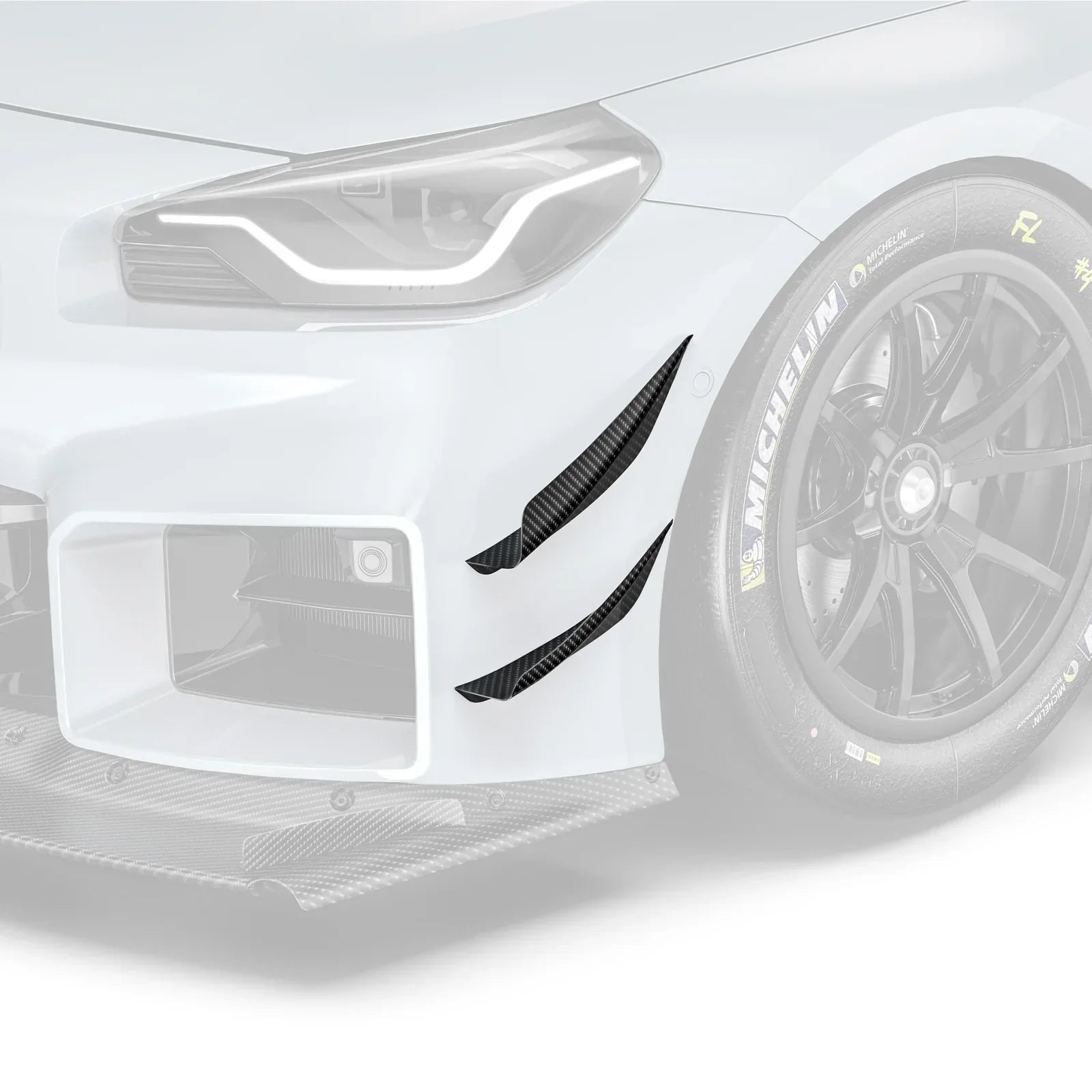 BMW G87 M2 Prepreg Race Canards 2023+ - Canards
