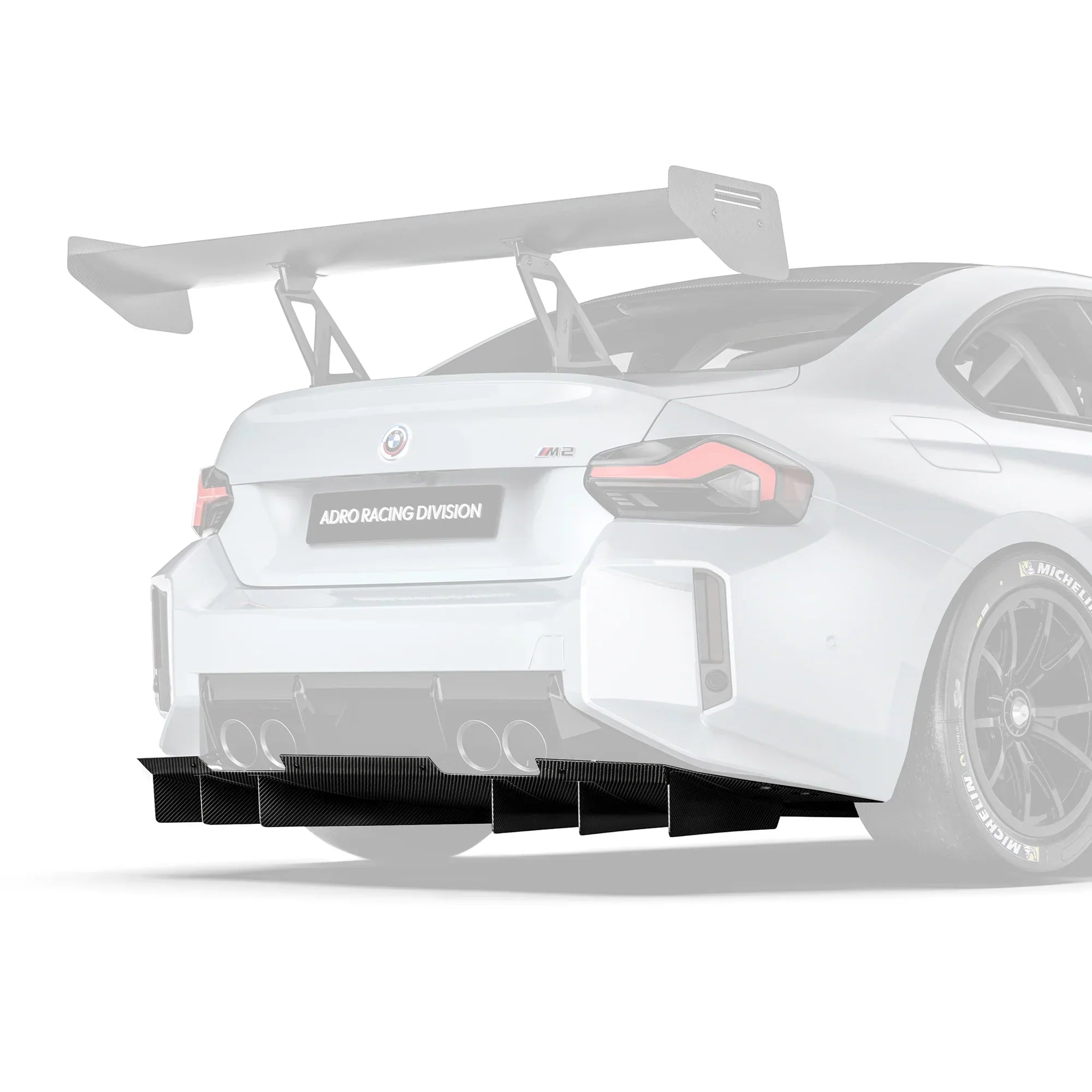 BMW G87 M2 Prepreg Race Diffuser 2023+ - Rear Lip / Diffuser