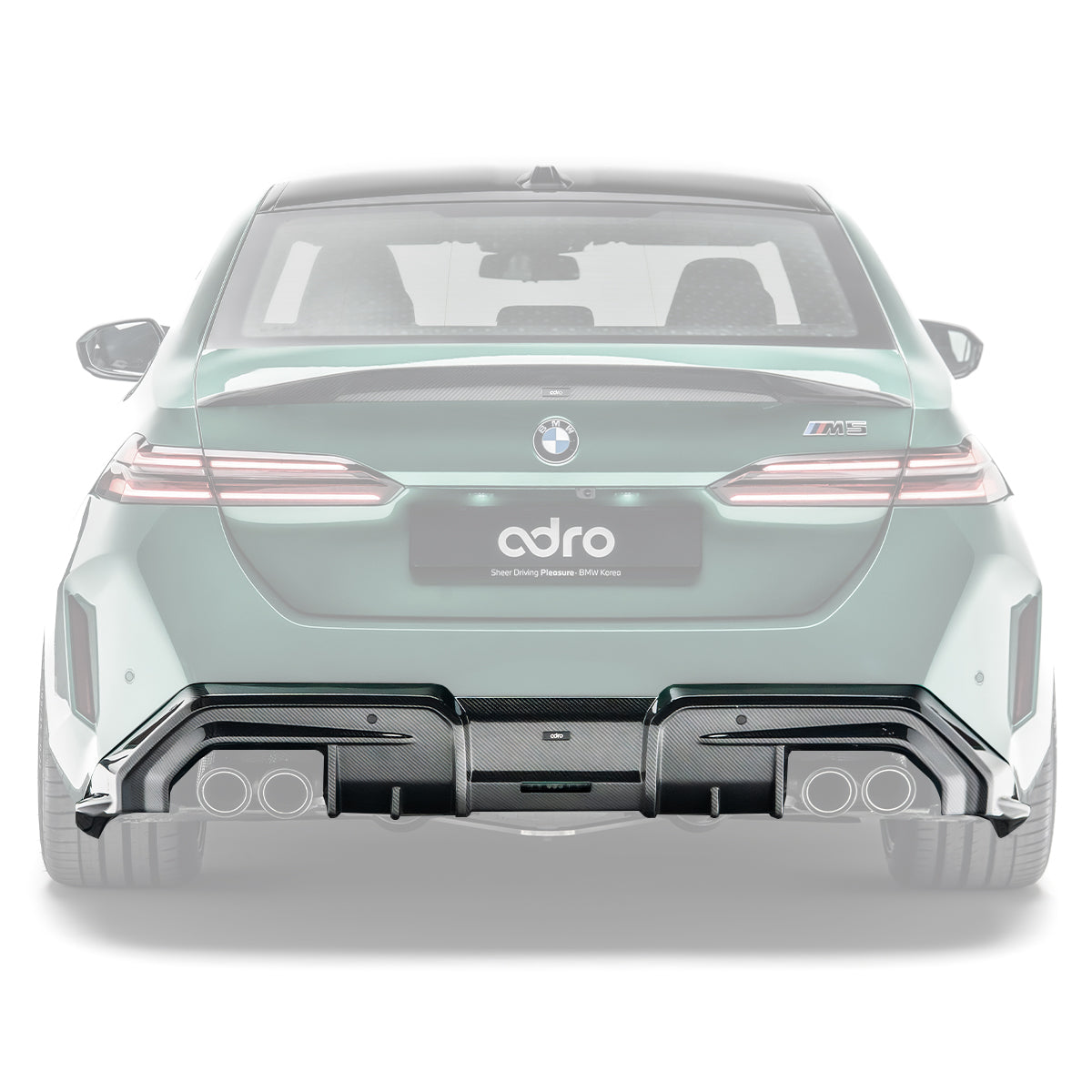 BMW G90 M5 Carbon Fiber Rear Diffuser - Rear Lip / Diffuser