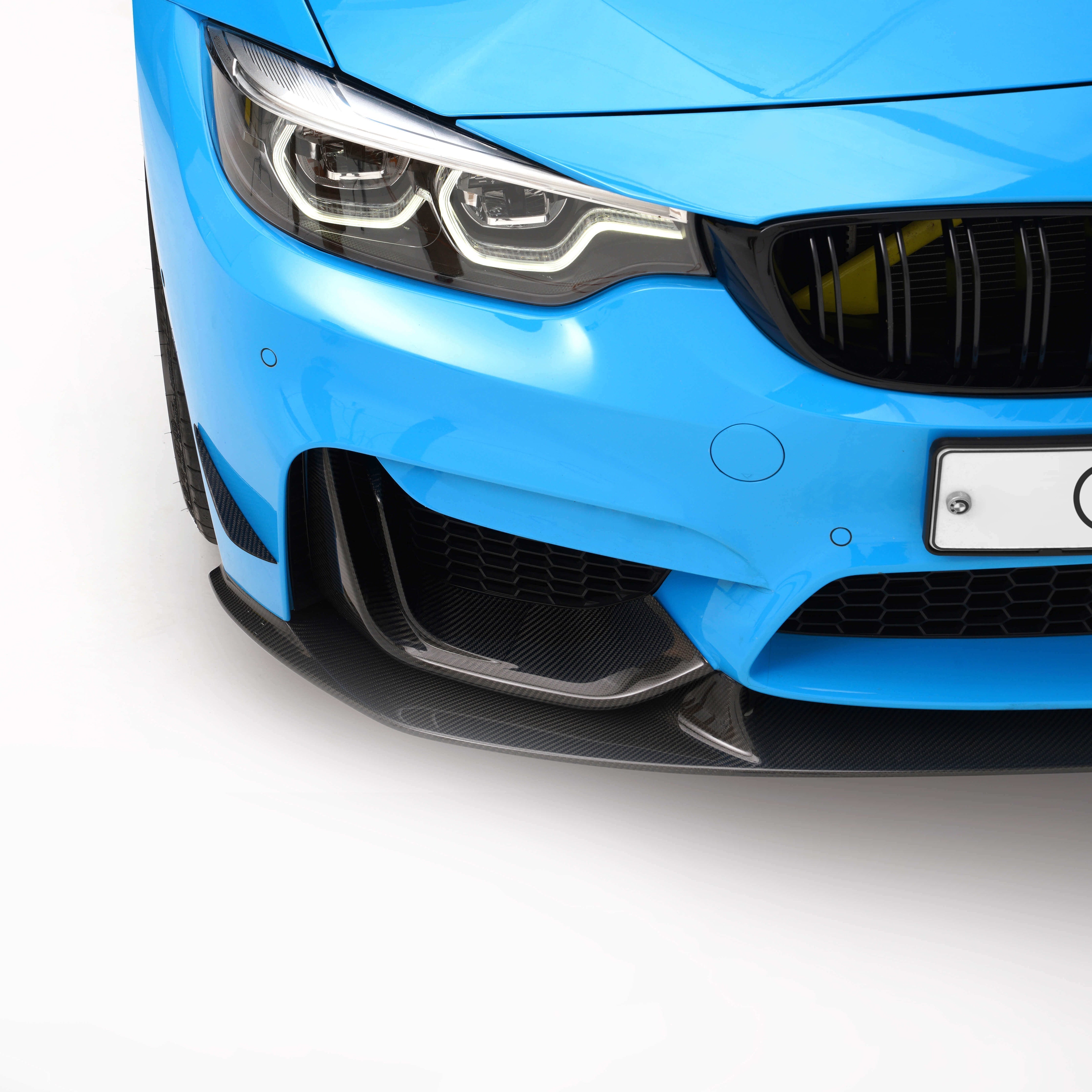 BMW M3 F80 & M4 F82 Carbon Fiber Front Bumper Canards