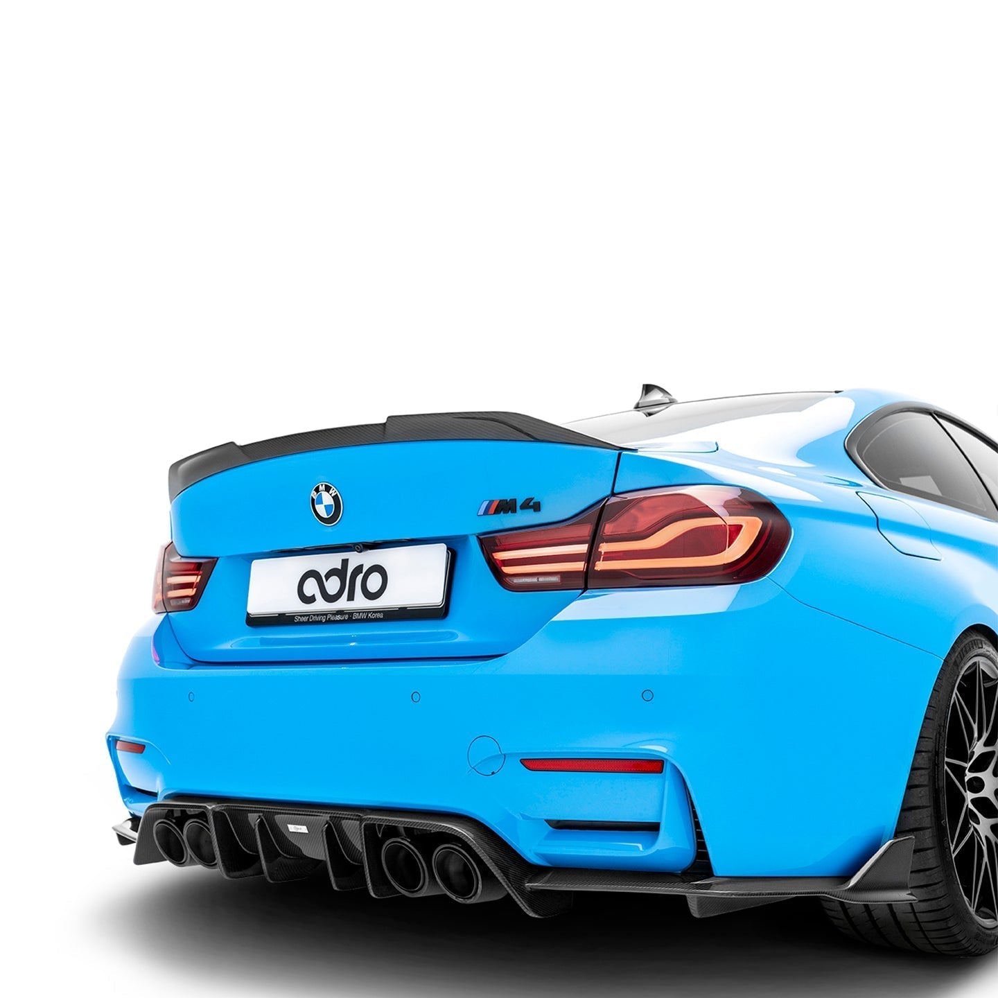 BMW M4 F82 Dry Carbon Fiber Rear Spoiler 2013-2020 - Rear