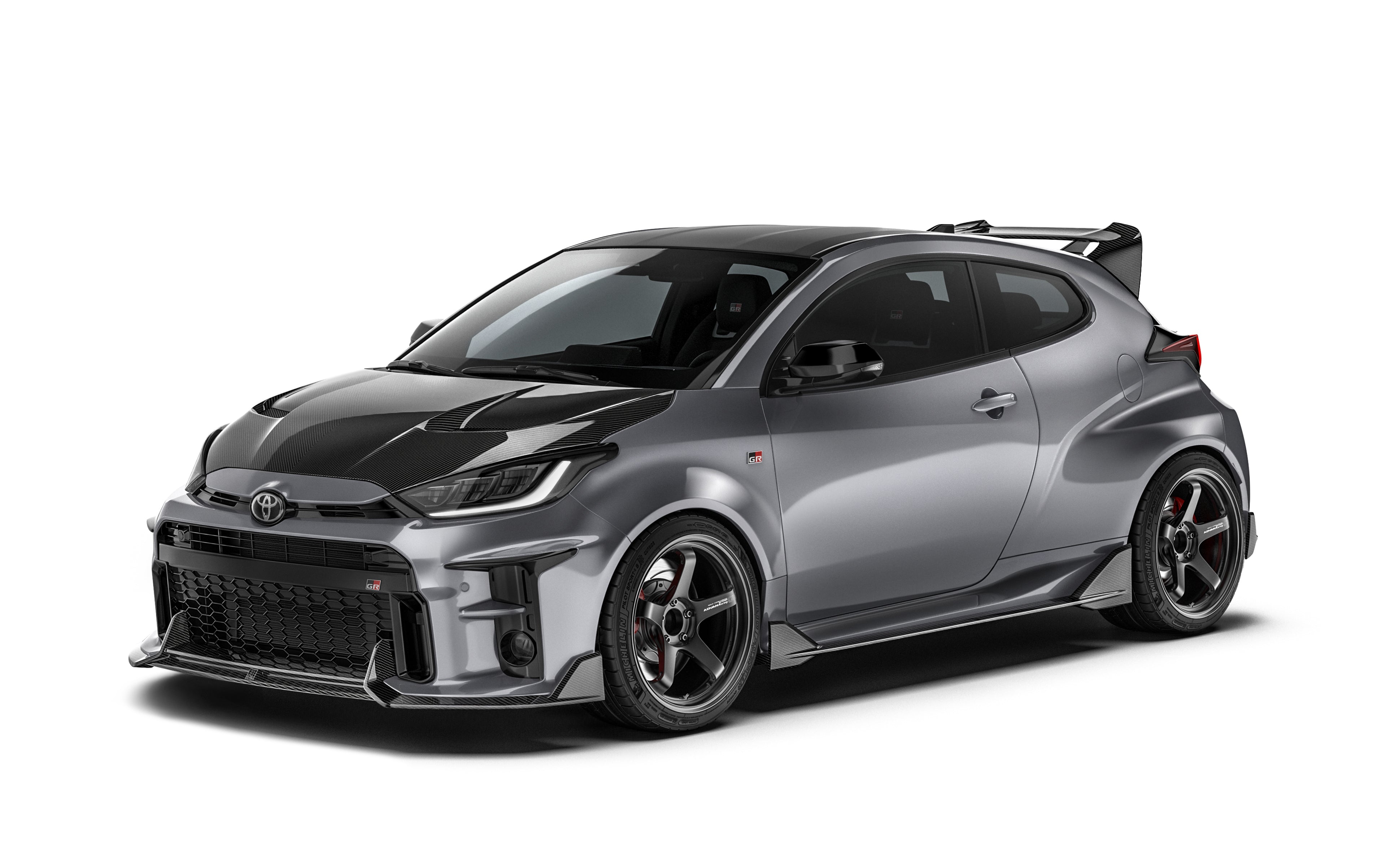 Carbon Fiber Full Lip Kit Bundle for Toyota GR Yaris Gen 1