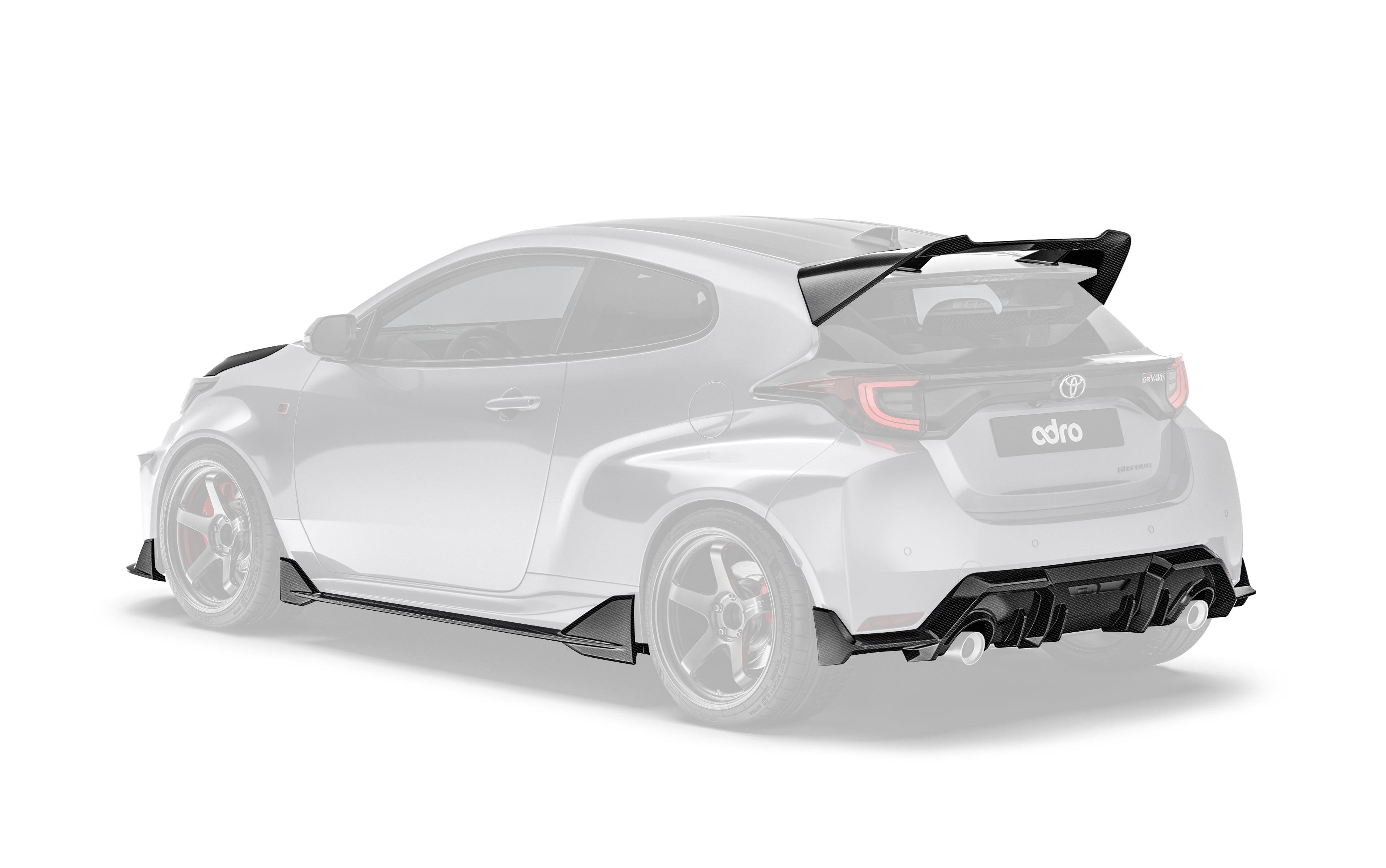 Carbon Fiber Full Lip Kit Bundle for Toyota GR Yaris Gen 1