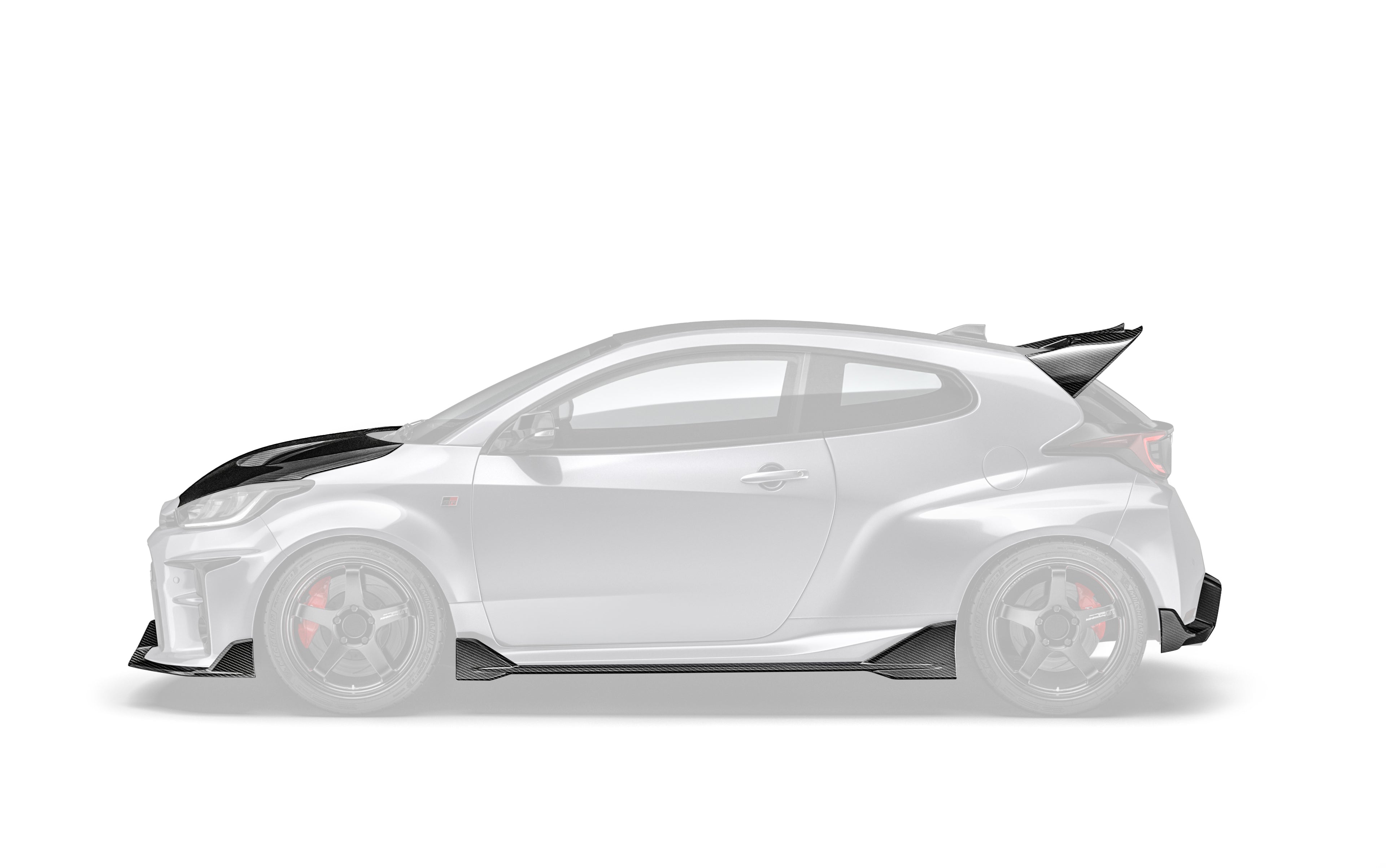 Carbon Fiber Full Lip Kit Bundle for Toyota GR Yaris Gen 1