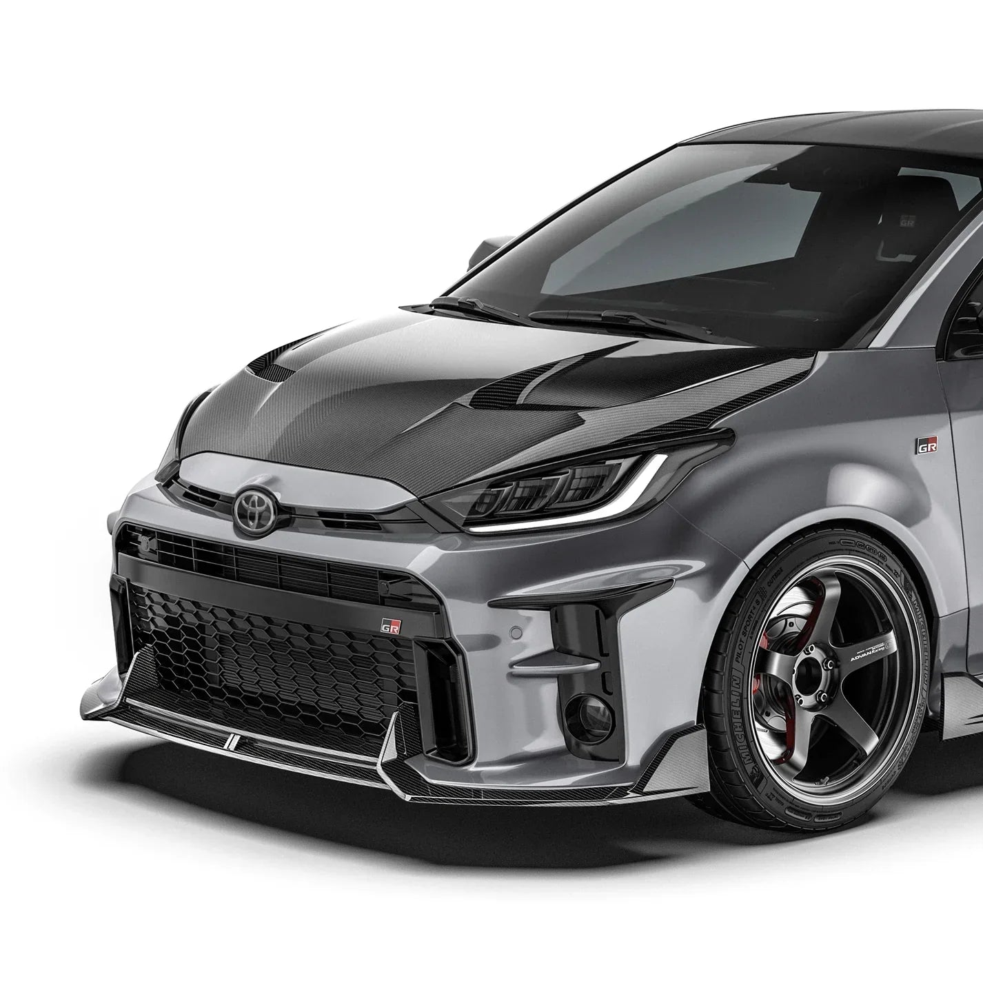 Carbon Fiber Hood for Toyota GR Yaris 2020+ - Hood