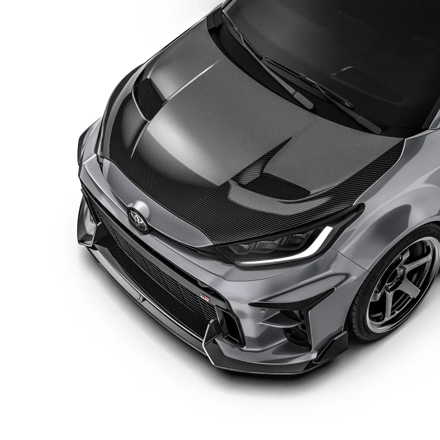 Carbon Fiber Hood for Toyota GR Yaris 2020+ - Hood