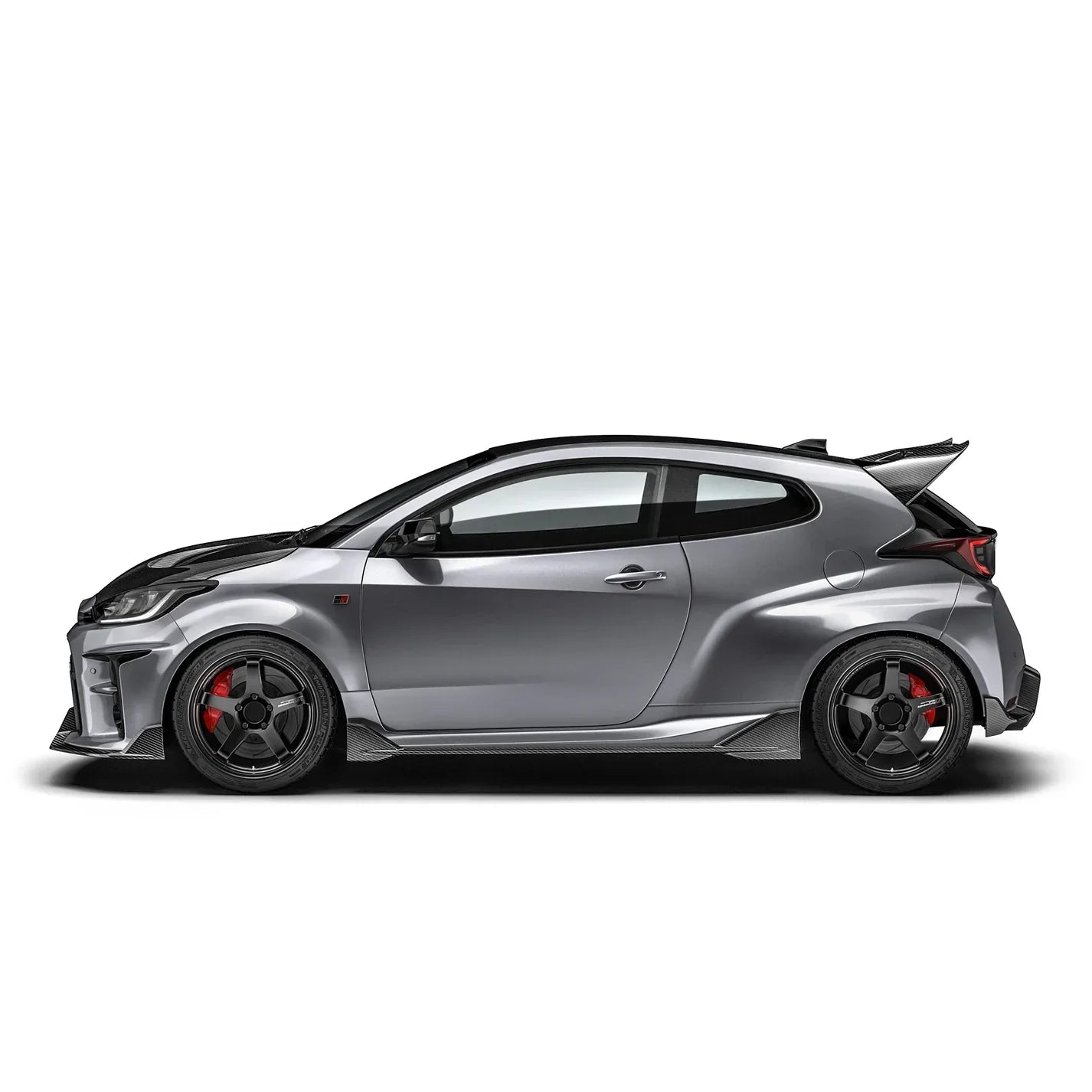 Carbon Fiber Side Skirts for Toyota GR Yaris 2020+ - Side