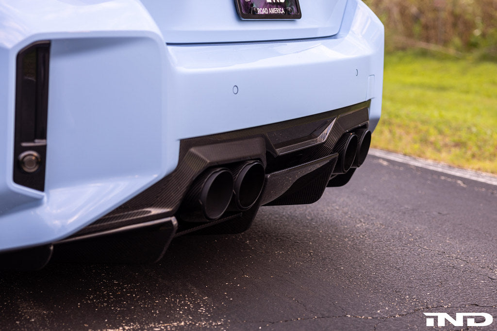 Carbon Rear Diffuser for BMW M2 G87 - Carbon Fibre Rear