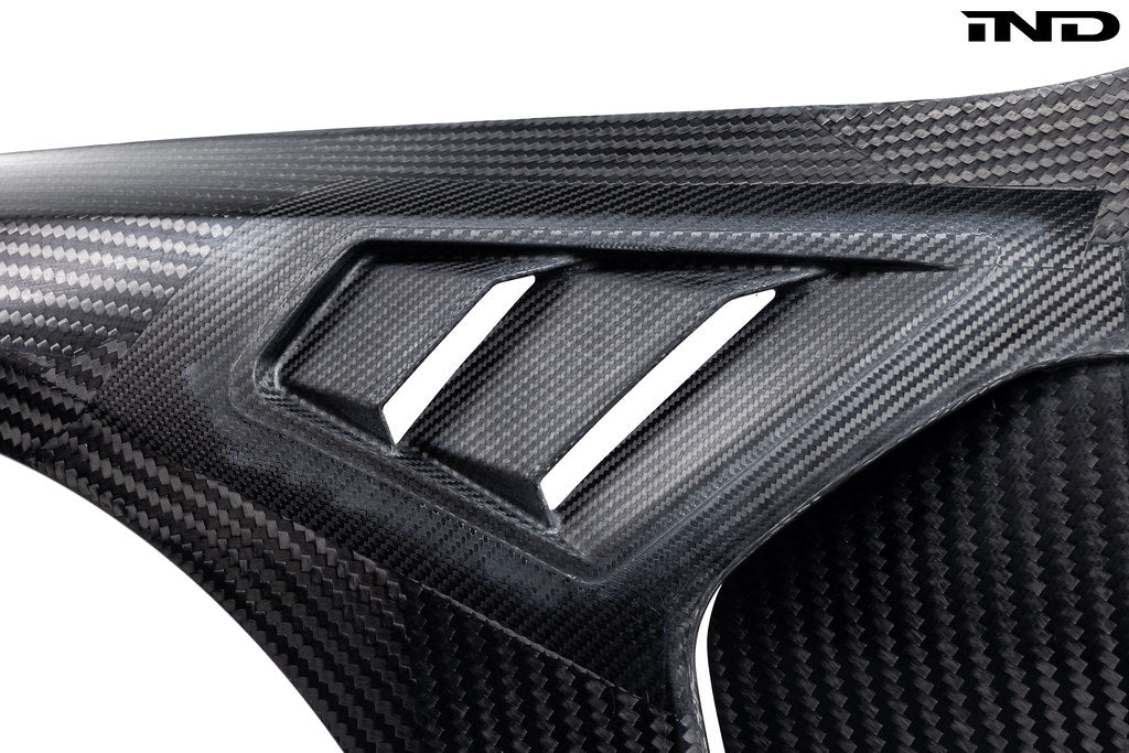 Carbon Vented Front Fender Set for BMW M3 G80 G81 - Carbon