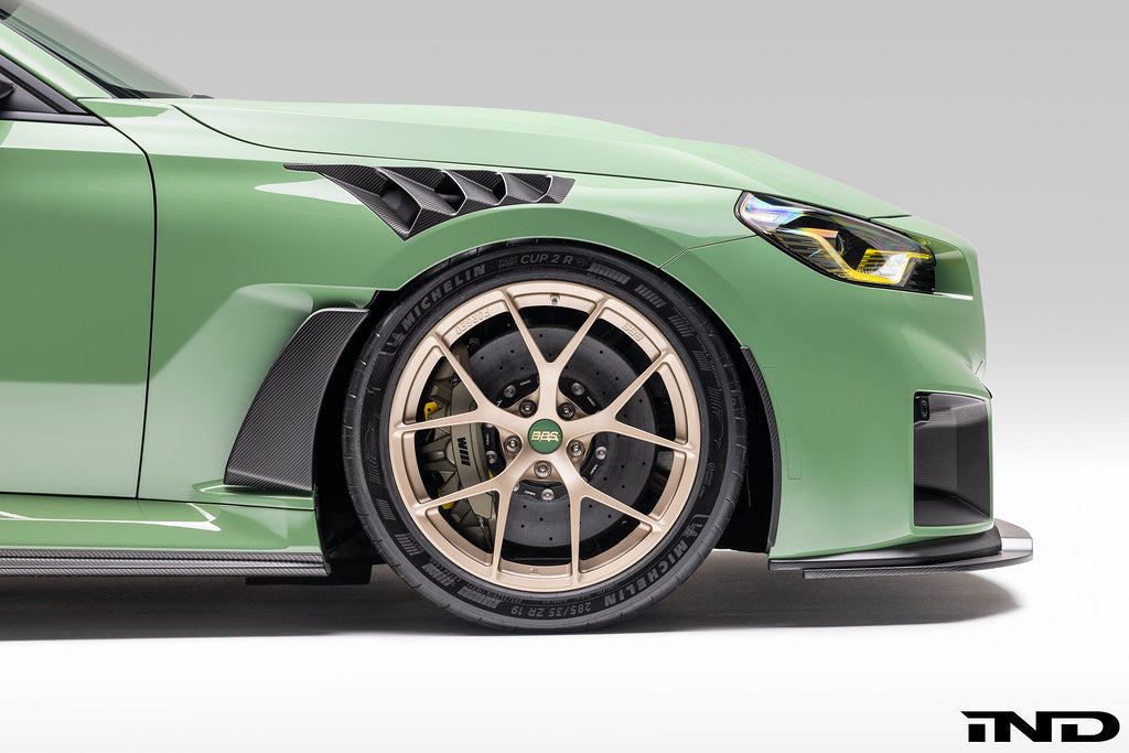 Carbon Vented Front Fender V4 Set for BMW M2 G87 - Carbon