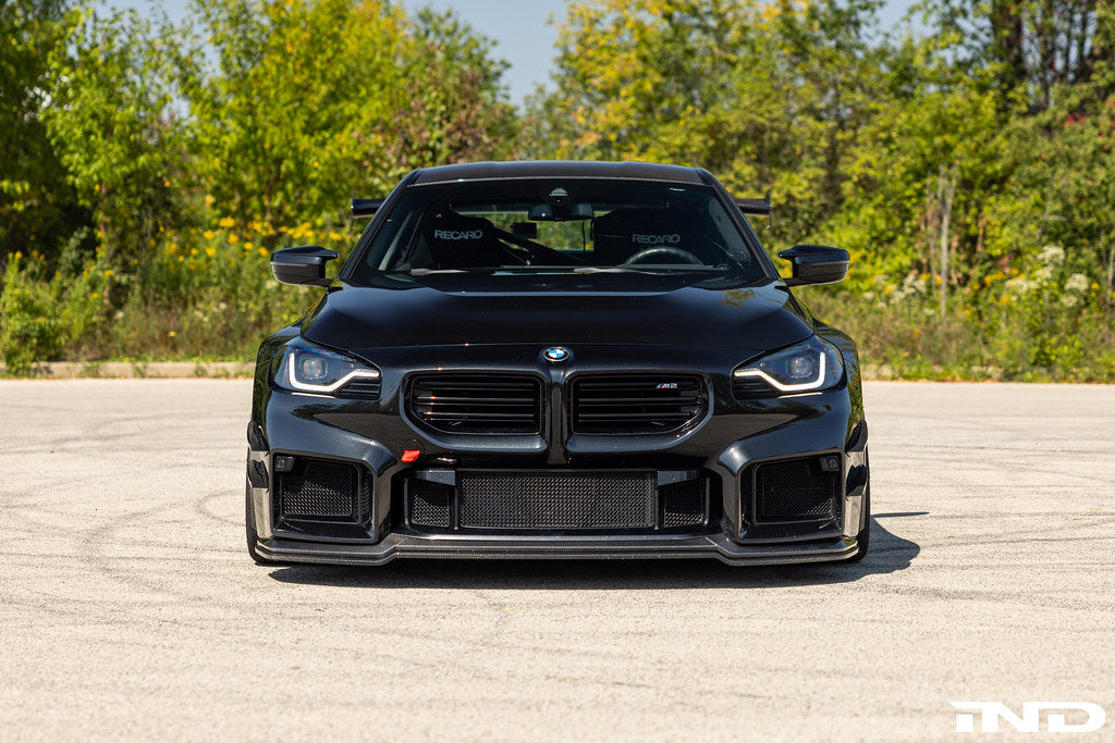 Class 3 Carbon Adjustable Front Lip for BMW M2 G87 - Carbon