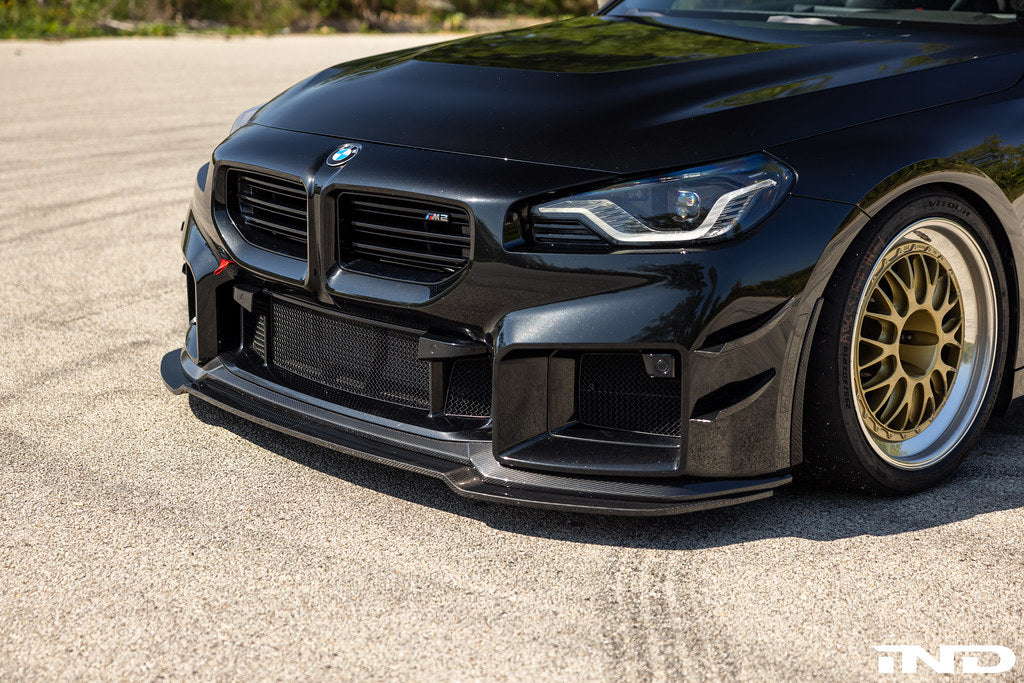 Class 3 Carbon Adjustable Front Lip for BMW M2 G87 - Carbon
