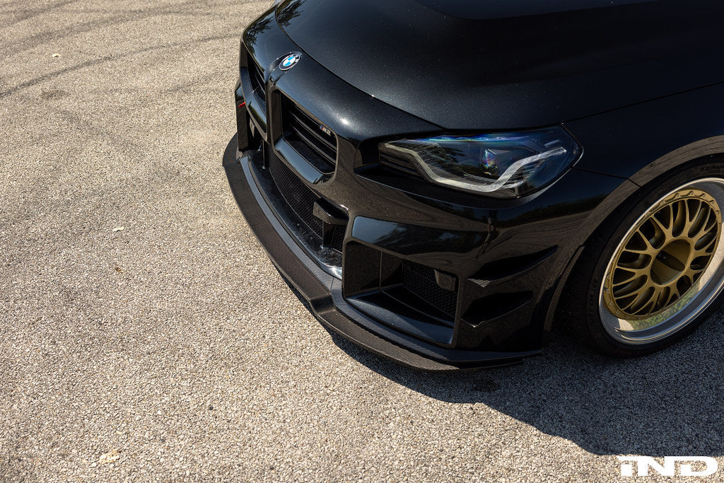 Class 3 Carbon Adjustable Front Lip for BMW M2 G87 - Carbon