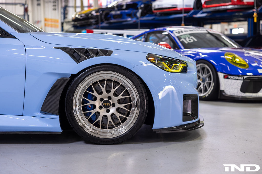 Class 3 Carbon Adjustable Front Lip for BMW M2 G87 - Carbon