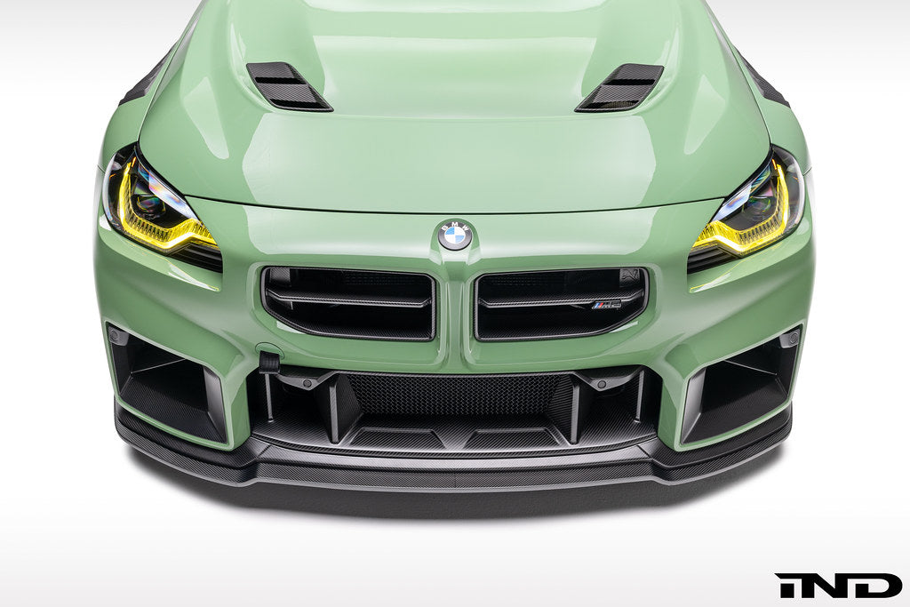 Class 3 Carbon Adjustable Front Lip for BMW M2 G87 - Carbon