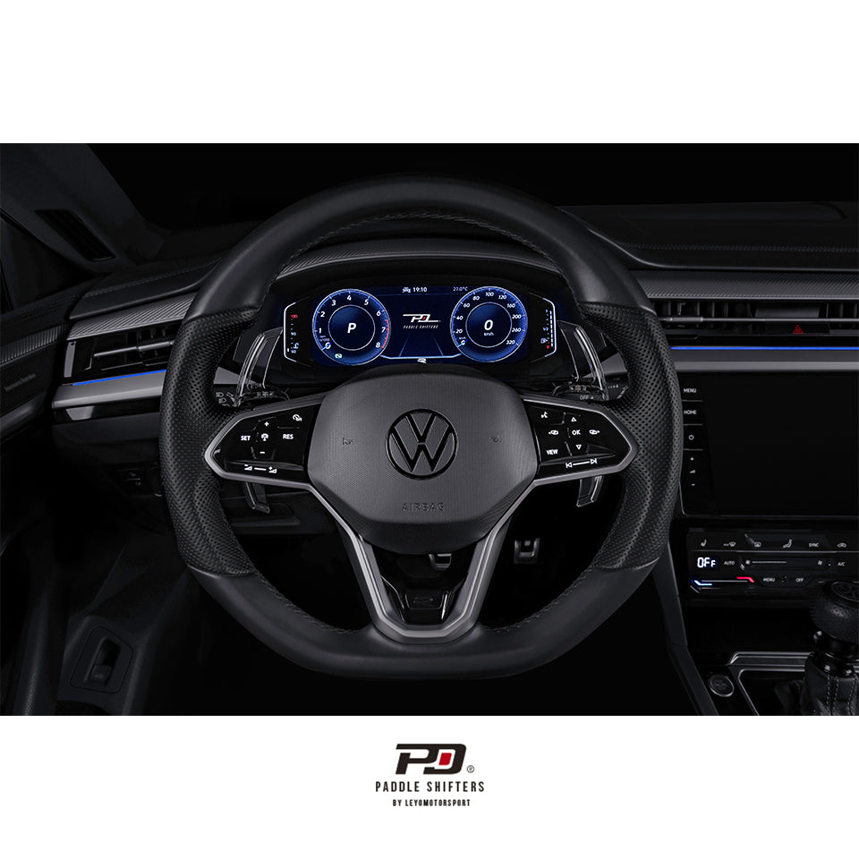 Clear Paddle Shift Extension - Volkswagen GTI MK8 - Paddle
