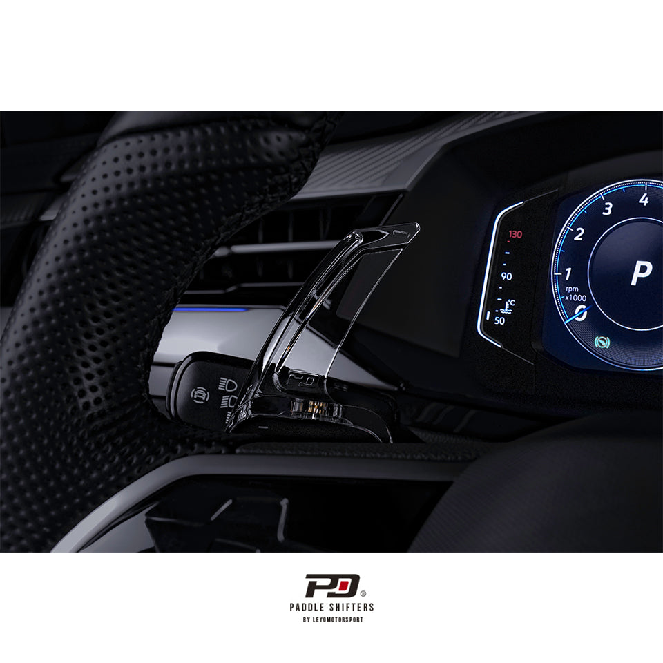 Clear Paddle Shift Extension - Volkswagen GTI MK8 - Paddle