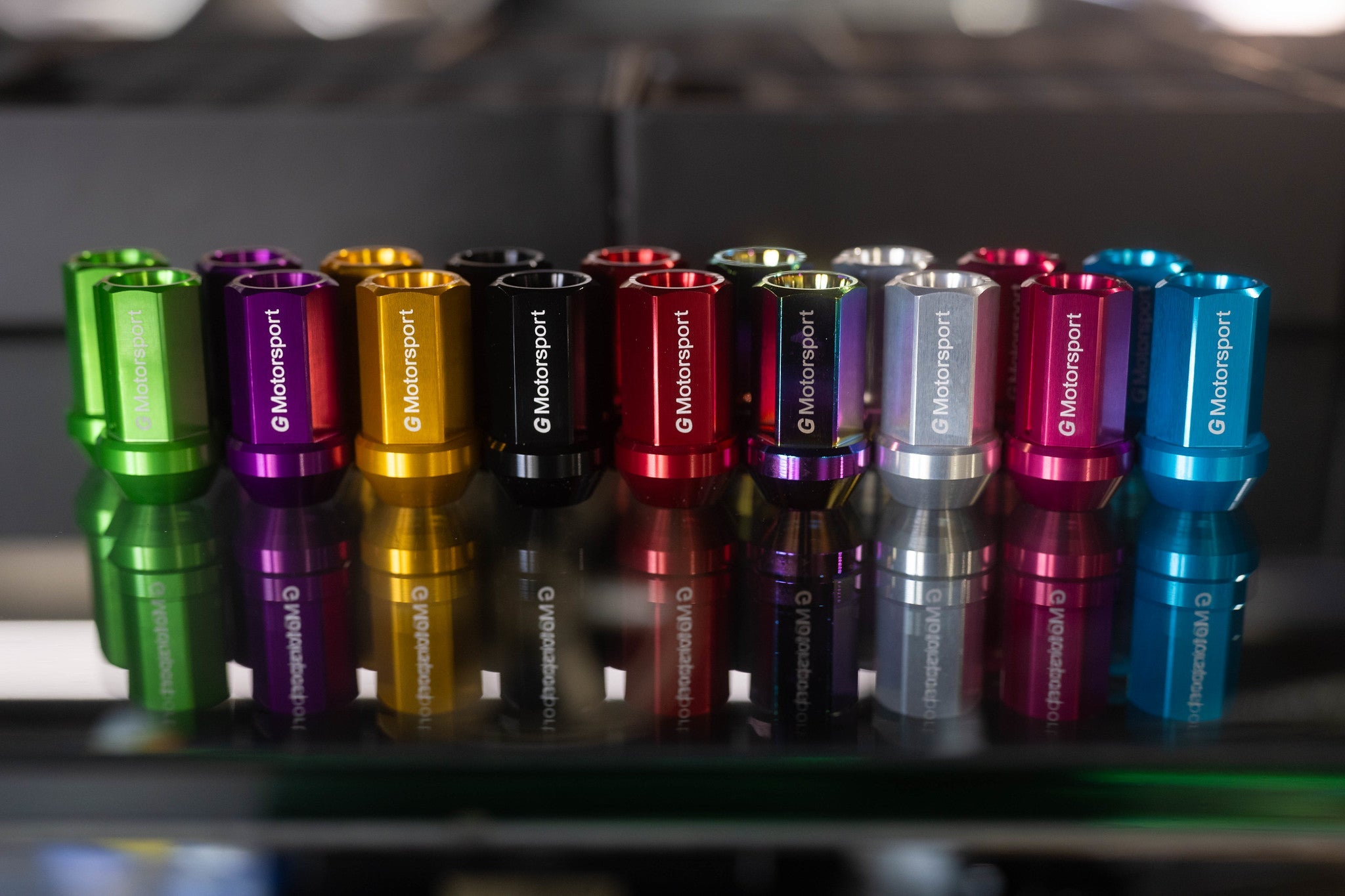 GMotorsport Aluminium Lock Nuts - Wheel Nuts