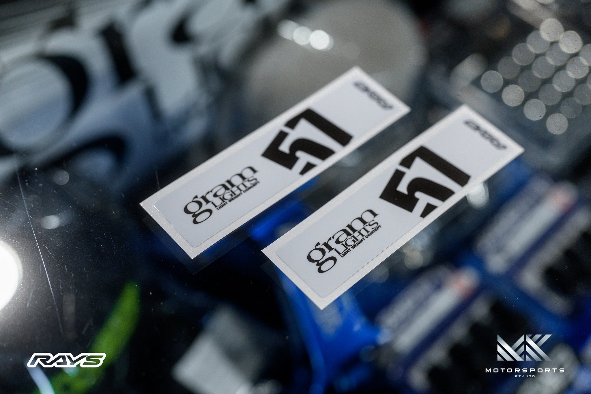 gramLIGHTS Brand Sticker - Premium Wheels Accessories from Stickers - From just $35.00! Shop now at MK MOTORSPORTS