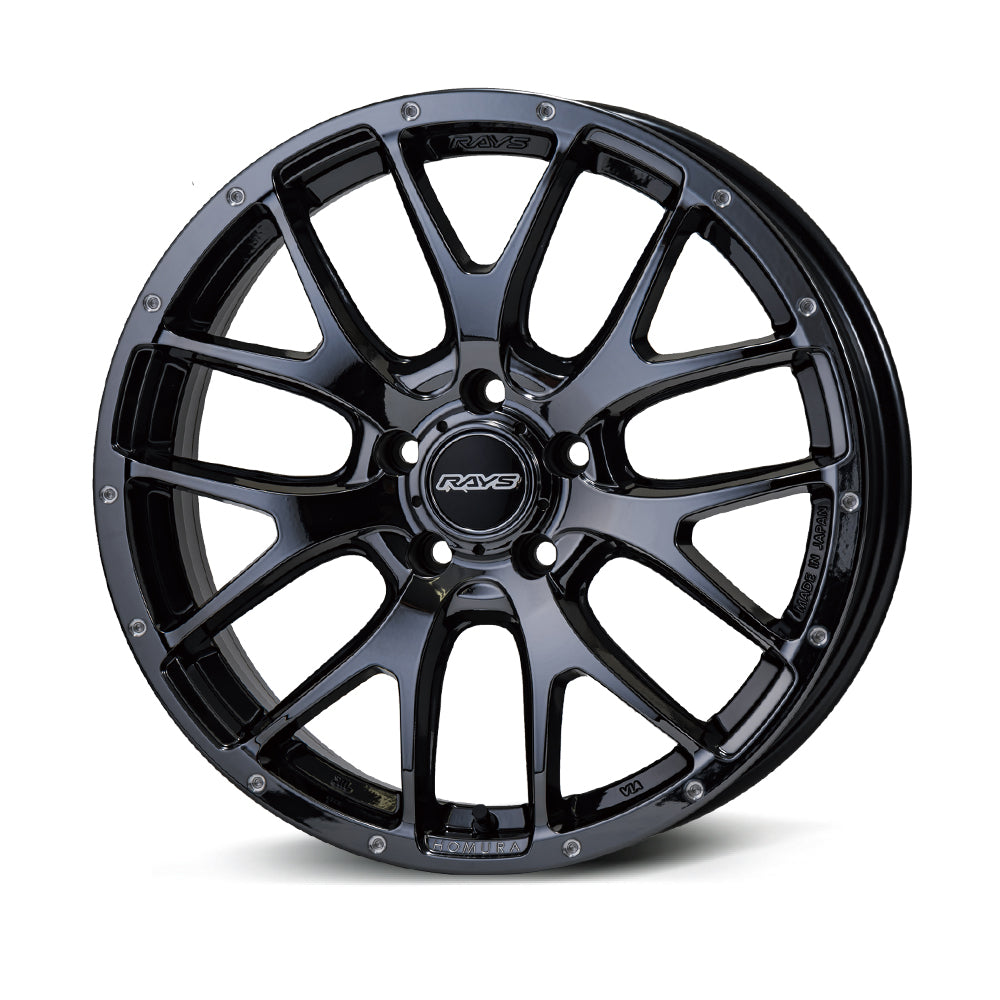 Homura 2x7FA - 18x7.5 + 48 5x108 / Black Chrome Coating