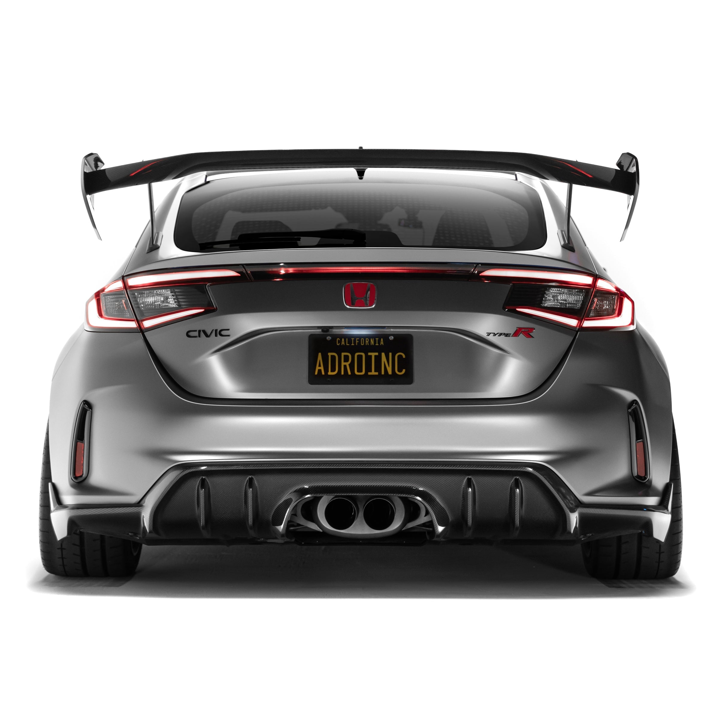 Honda Civic FL5 Type R Carbon Fiber Rear Diffuser - Rear