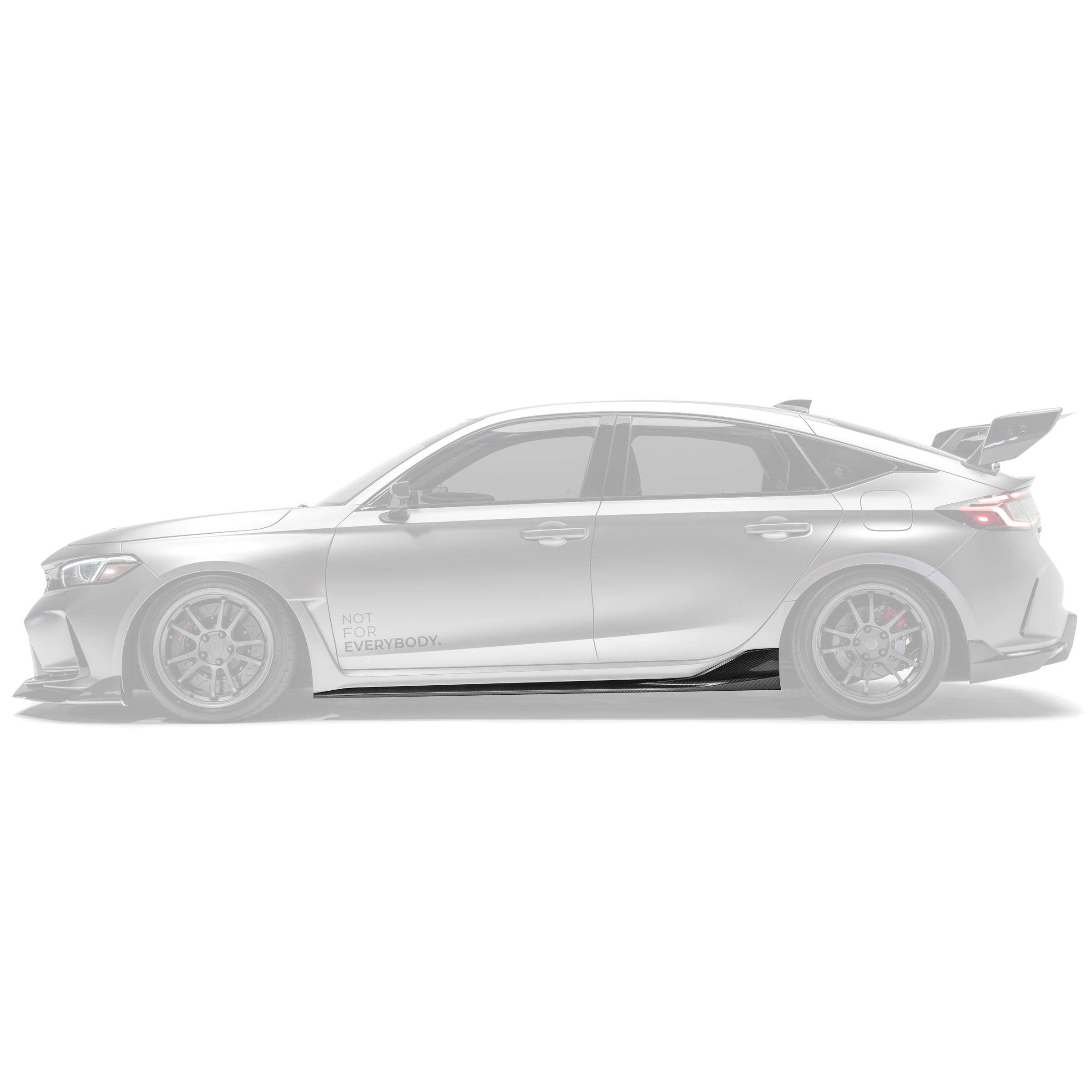 Honda Civic FL5 Type R Carbon Fiber Side Skirts - Side