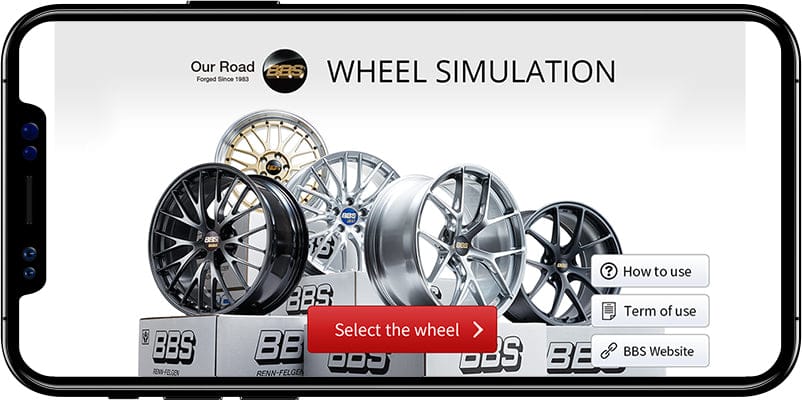 BBS Wheel Simulation App Available Now!