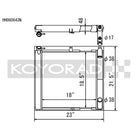 Koyo (Koyorad) Performance Radiator: Mazda RX-7 FC 1.3L