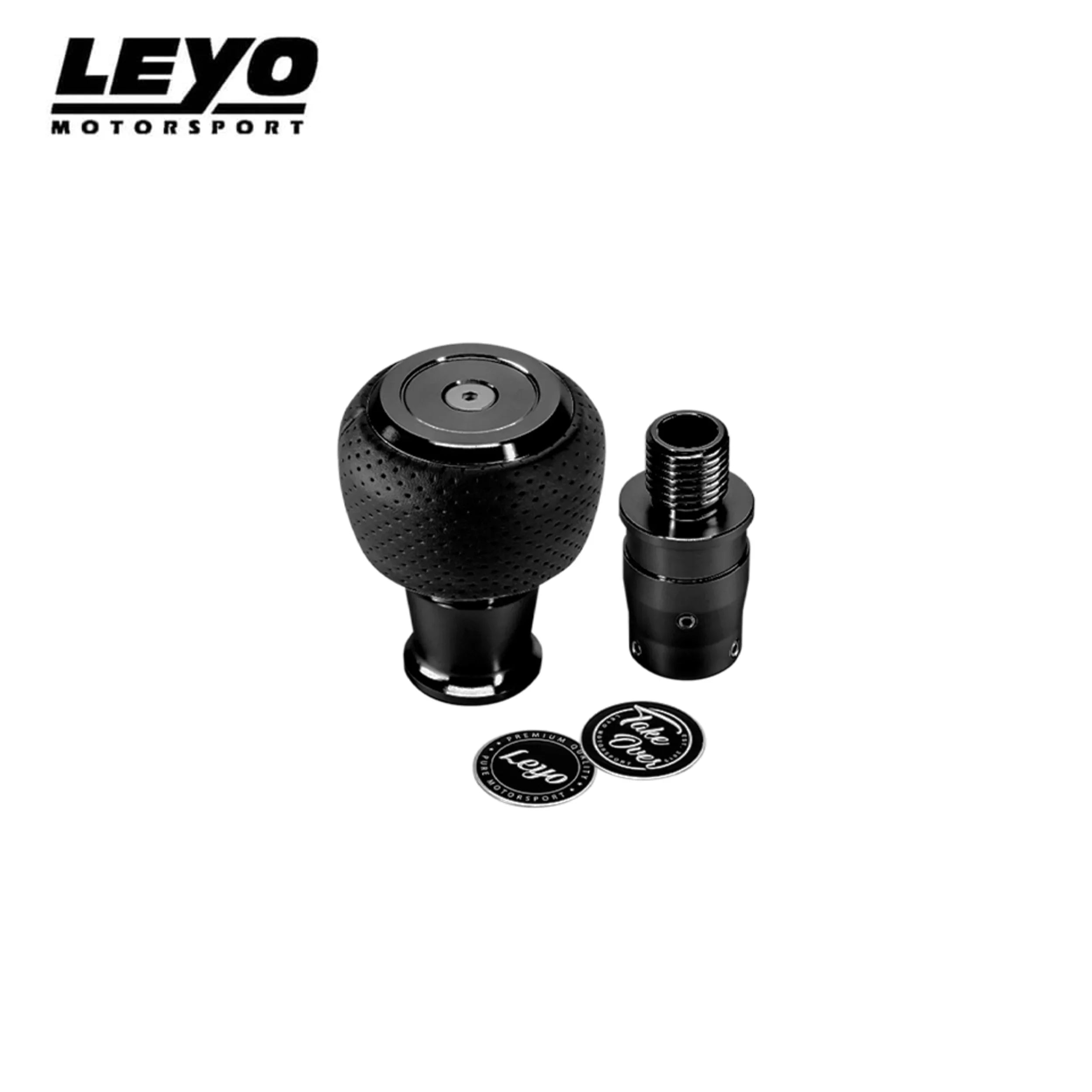 Leyo Nappa Manual Shift Knob (Black) - Shift Knobs