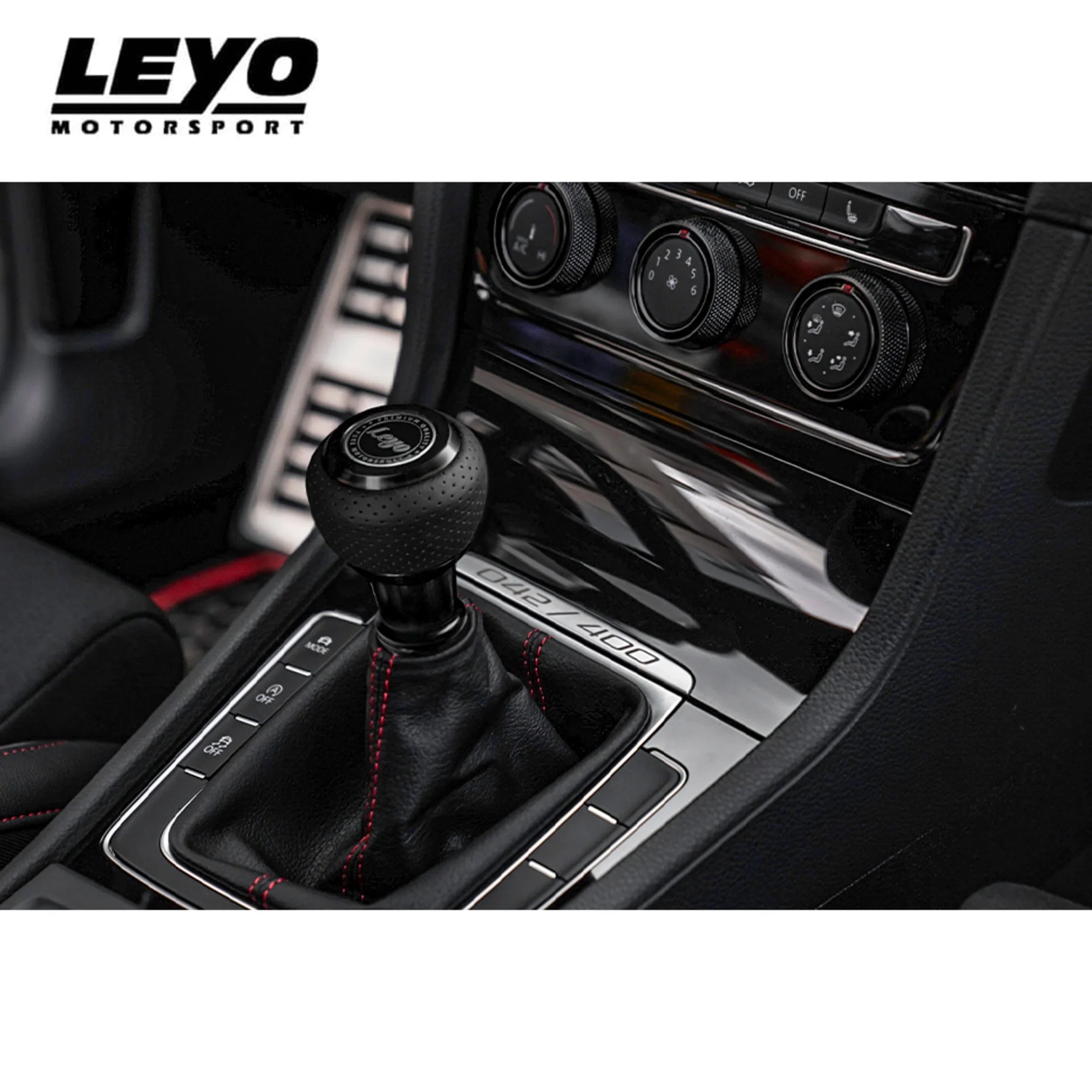 Leyo Nappa Manual Shift Knob (Black) - Shift Knobs
