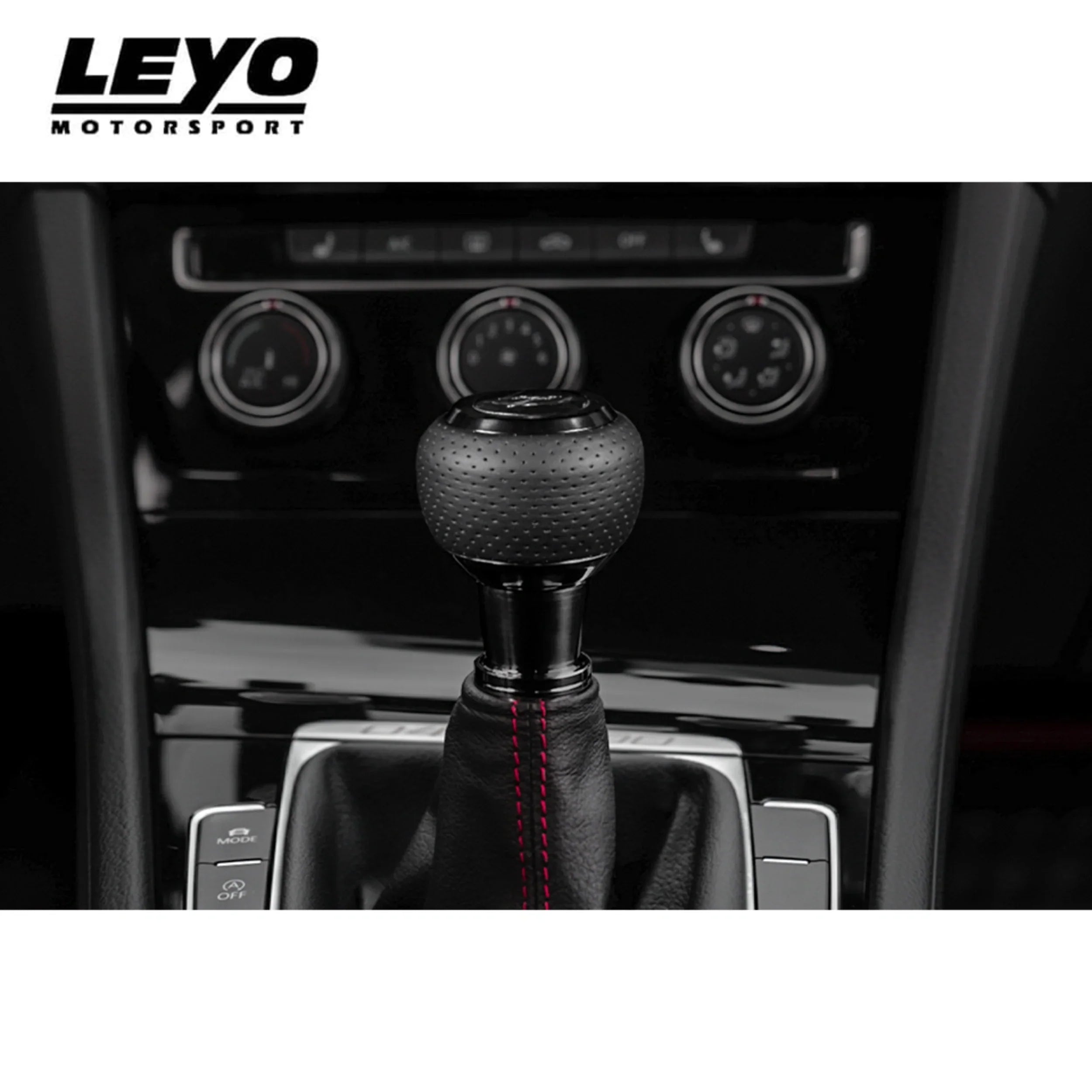 Leyo Nappa Manual Shift Knob (Black) - Shift Knobs