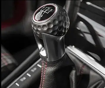 Nappa Manual Shift Knob Silver - Volkswagen