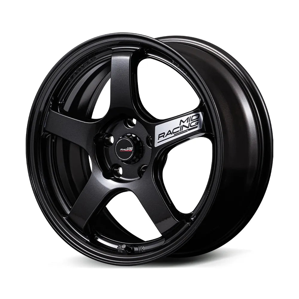 MID Racing R50 Evo - 17x7 +45 4x100 / Black Metallic (BLM)