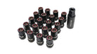 MUTEKI HR38 - M12x1.25 / Black - Red Ring - Wheet Nuts