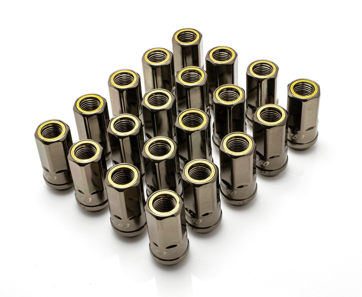 MUTEKI HR50 - M14x1.5 / Titanium Chrome - Yellow Ring
