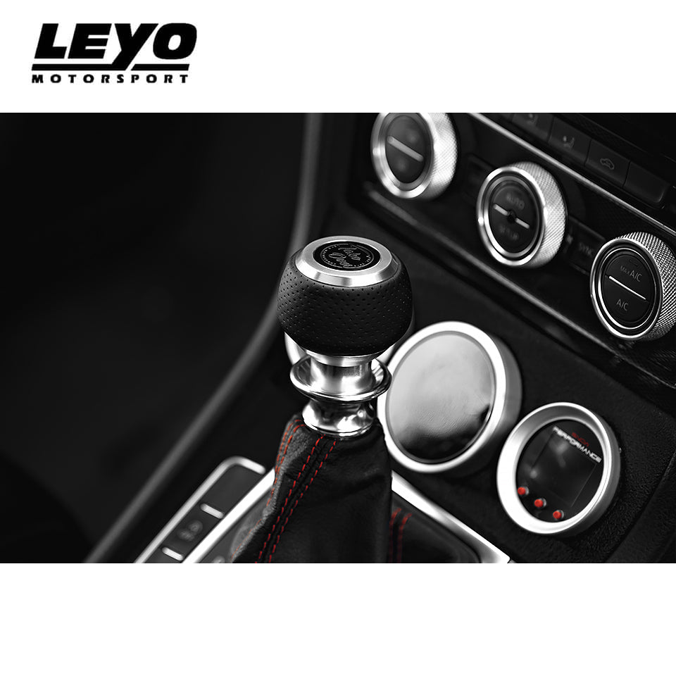 Nappa DSG Shift Knob Silver - Volkswagen Audi Skoda - Shift