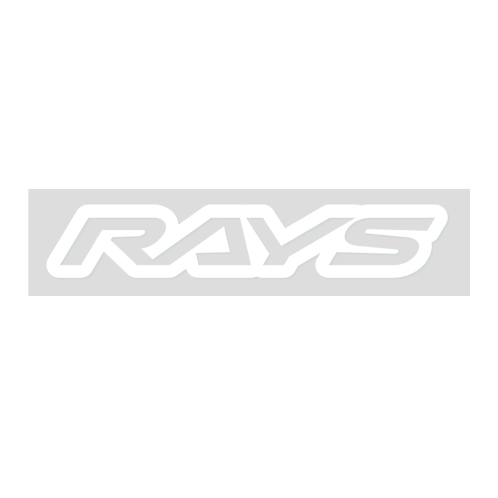 No.19 RAYS LOGO STICKER - White - Stickers