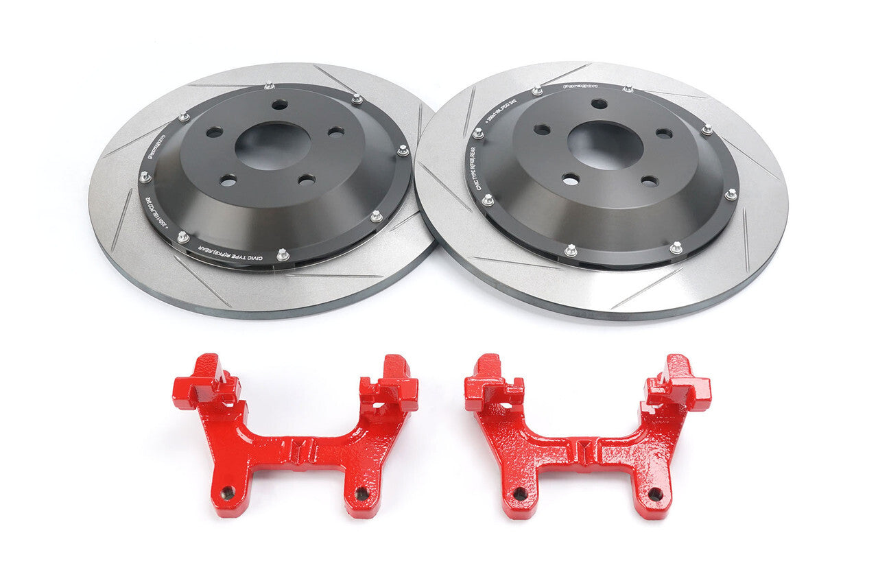 Paragon 2-piece Rotors Rear Pair 350x11mm - Honda Civic