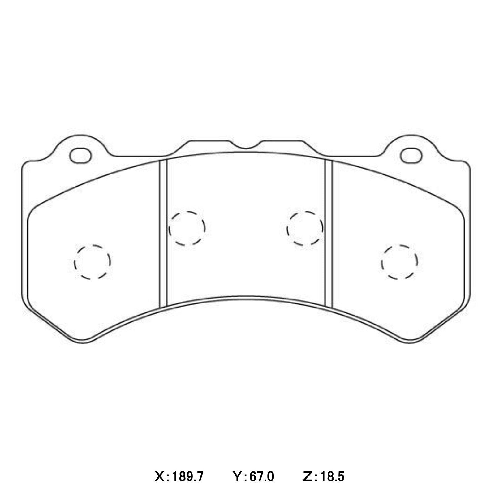 Paragon Pads P2 suit Nissan R35 Front Street - Brake Pads