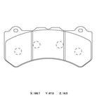 Paragon Pads P2 suit Nissan R35 Front Street - Brake Pads