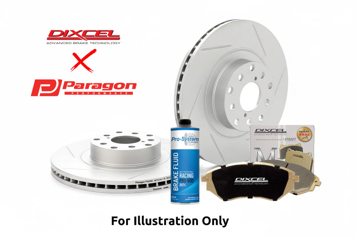 Paragon PAR4650S Front Rotor + Dixcel Brake Pad Combo –