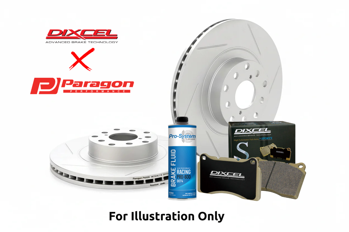 Paragon PAR4654S-10 Front Rotor + Dixcel Brake Pad Combo –