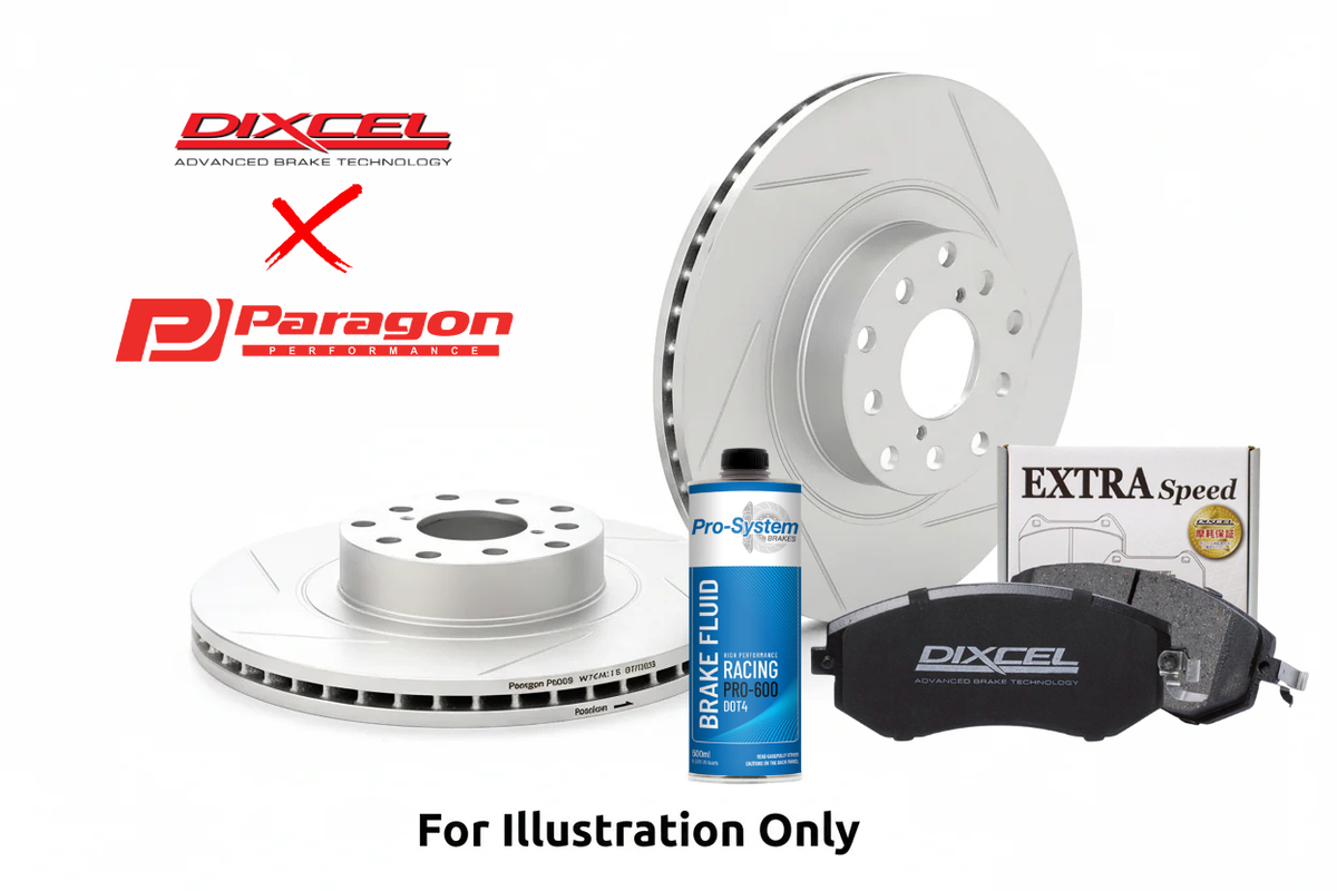 Paragon PAR4654S-10 Front Rotor + Dixcel Brake Pad Combo –