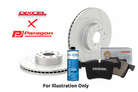 Paragon PAR4654S-10 Front Rotor + Dixcel Brake Pad Combo –